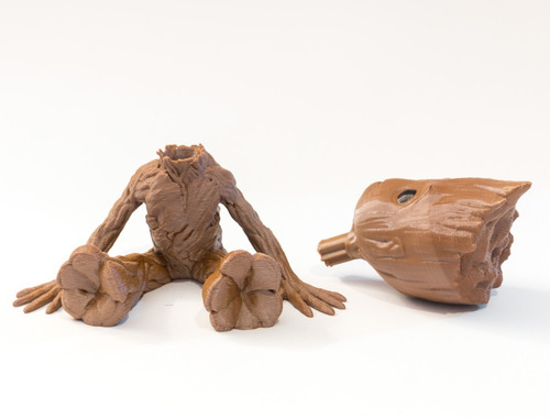 Boneco Baby Groot *30cm* (guardiões Galáxias) Cabeça Móvel