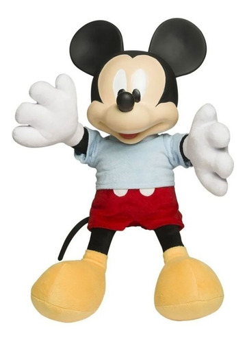 Imagem 1 de 2 de Miniatura Boneco Mickey Mouse De Pelúcia Disney Baby Brink