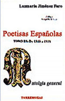 Libro Poetisas Españolas Tomo I Hasta 1900 De Ediciones Torr