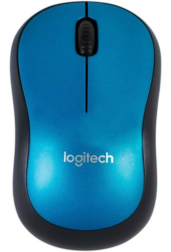 Mouse Inalambrico Logitech M185 Optico Usb Azul 910-003636