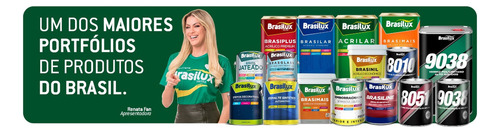 Tinta Esmalte Martelado Sintetico Cinza Claro 900ml Brasilux