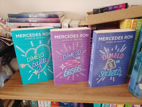 Libros Trilogía Dímelo Mercedes Ron