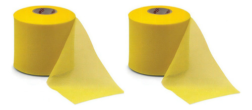 Venda Vendaje Undertape Cinta Cebolla Pretape 2 Pzas Mueller Color 130706 - Amarillo