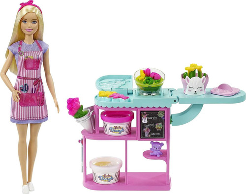 Set De Barbie Florista Incluye Muñeca Barbie