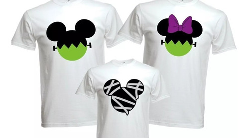 Playeras Halloween Combo Familiar