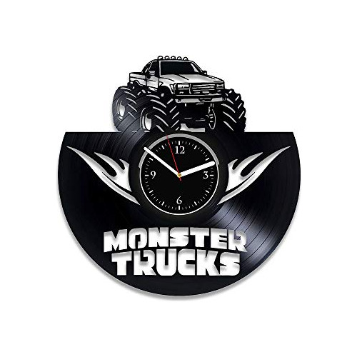 Monster Trucks Disco De Vinilo Car Wall Monster Truck N...