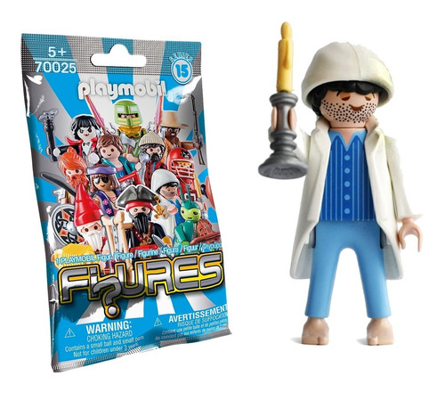 Figura Playmobil Sobre Coleccionable Bloques Construccion 