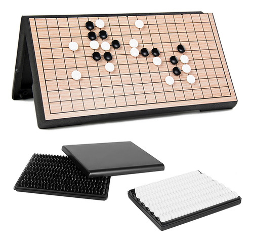 Set De Juego Magnetic Go Game Set De Juego De Mesa Plegable