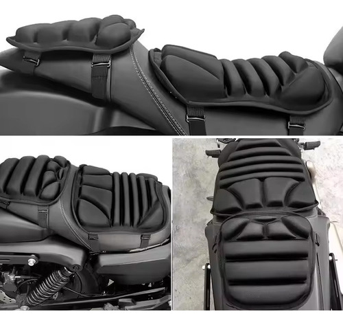 2 Peças De Assento De Motocicleta 3d, Almofada Confortável