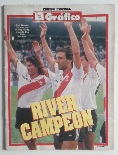 Revista El Grafico Extra 61 - River Campeon 89/90