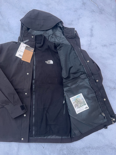 Campera The North Face 2 En 1 Impermeable + Puffer Interior