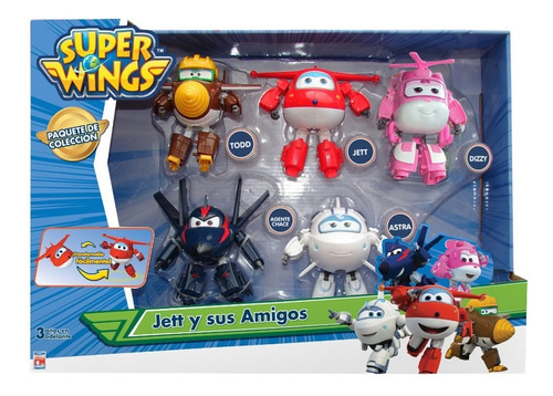 Figuras Transformables Súper Wings 5 Pack Fotorama