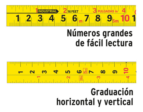 Flexómetro Gripper Contra Impacto 5.5 M Cinta 1' 14613