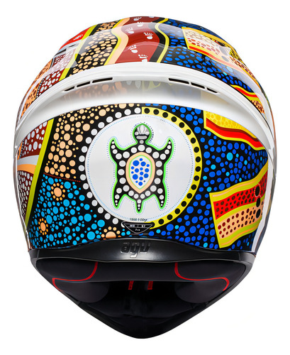 Capacete Agv K1 Dreamtime Cor Azul Tamanho do capacete M (57/58)