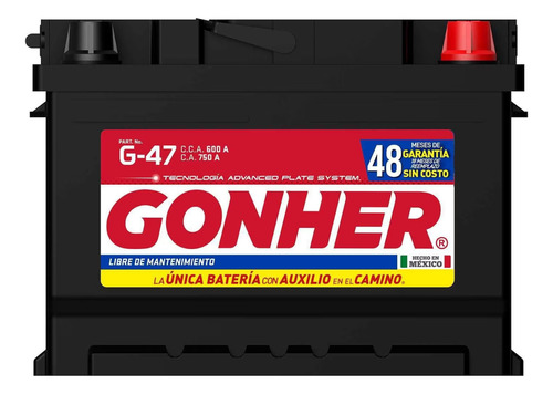 Batería Acumulador Gonher P/ Sebring 2.4l 2.7l 2006