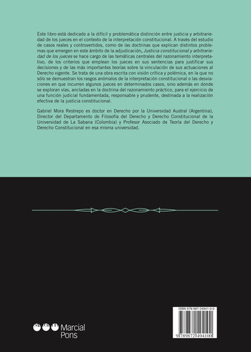 Justicia Constitucional Y Arbitrariedad De Los Jueces