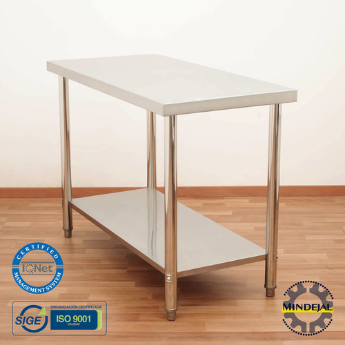 Mesa Acero Inoxidable 95 Frente 45 Fondo 90 Alto