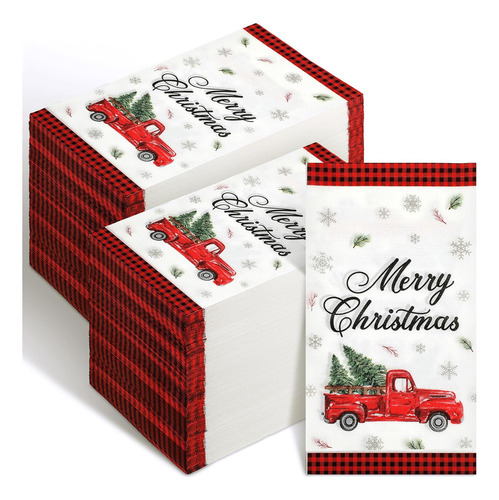 Geyoga 200 Pcs Servilletas De Navidad Para Invitados 2 ...