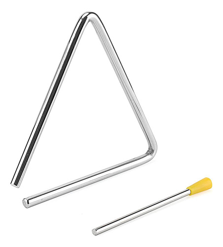 Triángulos De Acero Rítmico Percusión Manual Triangular Bati