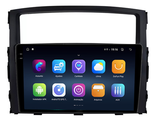 Multimidia Pajero Full 07/12 9p Android Carplay Iplay 64gb