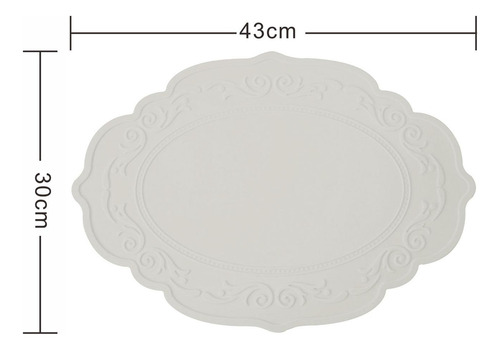 Mantel Individual Para Mesa De Comedor, Tapete De Silicona