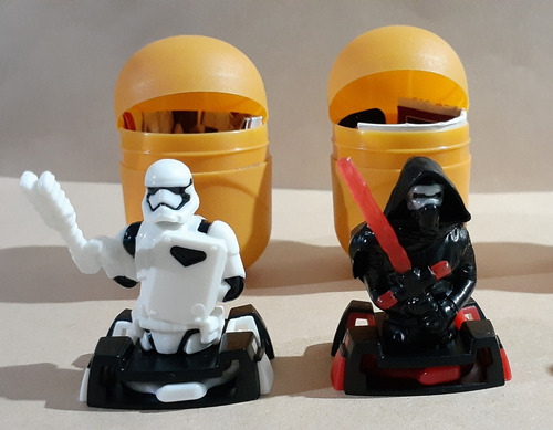 Figuras Star Wars Kylo Ren + Trooper Juguete Kinder Sorpresa