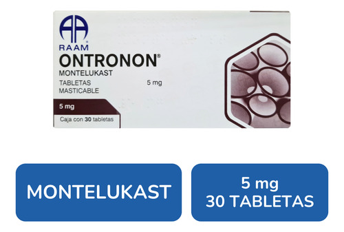 Ontronon Montelukast 5 Mg 30 Tabletas Masticables Raam