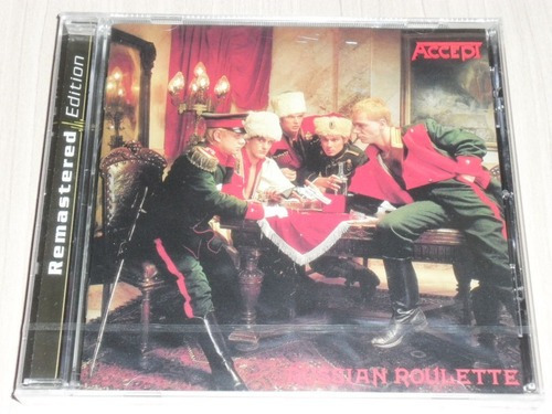 Cd Accept - Russian Roulette 1986 (remasterización europea) sellado