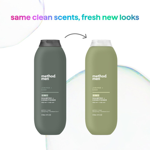 Shampoo E Condicionador Method Men Juniper + Sage 414ml (x3)