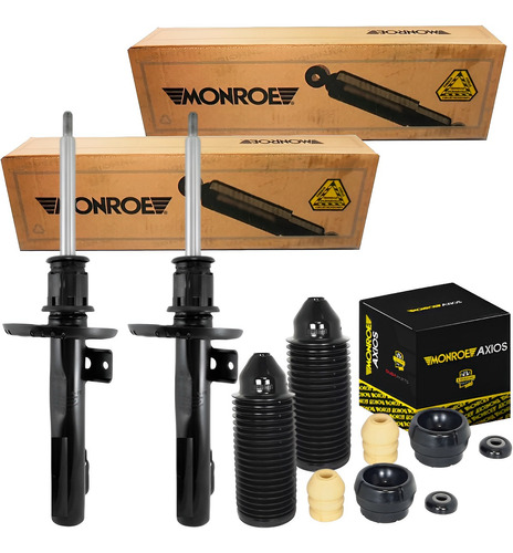 02 Amortecedores Monroe + Kit´s Axios Diant Gol G5 G6 G7