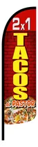 Comprar Funda Para Bandera Publicitaria De Tacos Al Pastor 2x1(4x1)