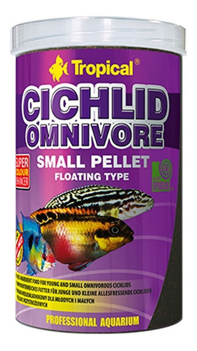 Tropical Cichlid Omnivore Small Pellet 90g Ciclídeos Onívoro