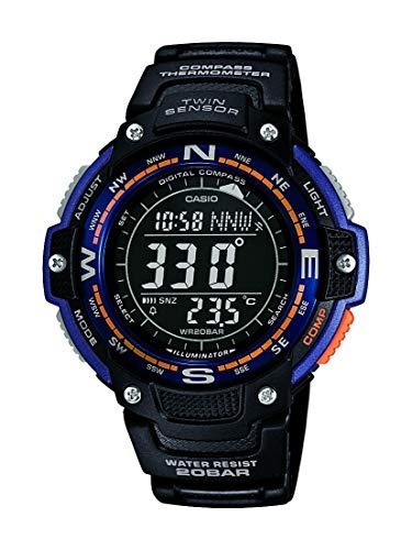 Reloj Casio Sgw100 Azul Brujula Termomentro Alarma 200m