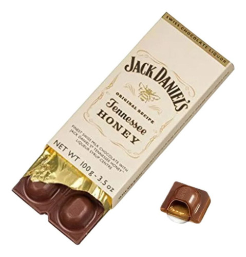 Chocolate Jack Daniels Honey Con Relleno Whiskey - Pack 2 Un