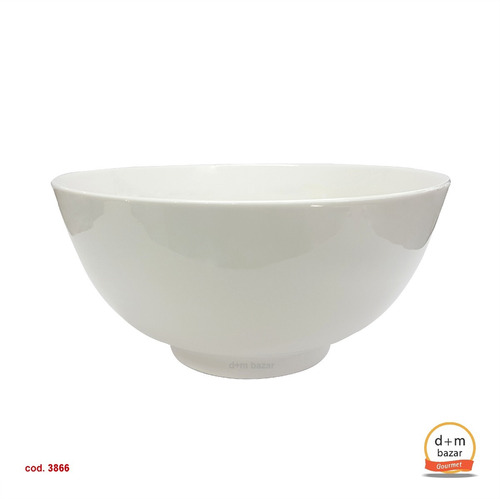 Bowl Porcelana Blanca 22cm  D+m Bazar