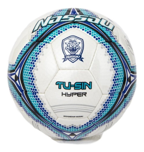 Pelota De Futbol Numero 5 Nassau T J-sin Hyper Wh