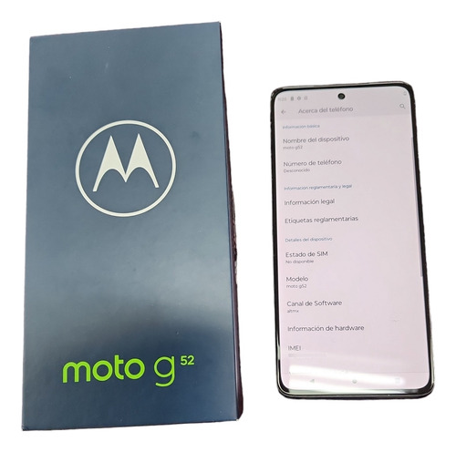 Motorola G52 6.6 Amoled 256gb 6gb 4g  