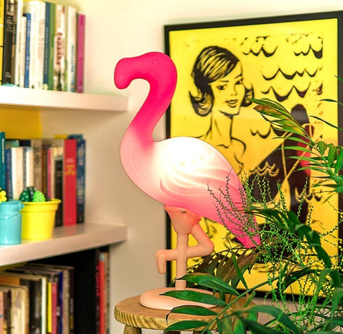 Luminária Flamingo - Abajur De Mesa