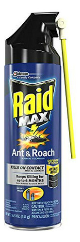 Repelente De Plagas - Raid Max Spray Para Hormigas Y Cucarac