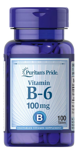 Vitamina B-6 100 Mg  Capsulas - Unidad a $530