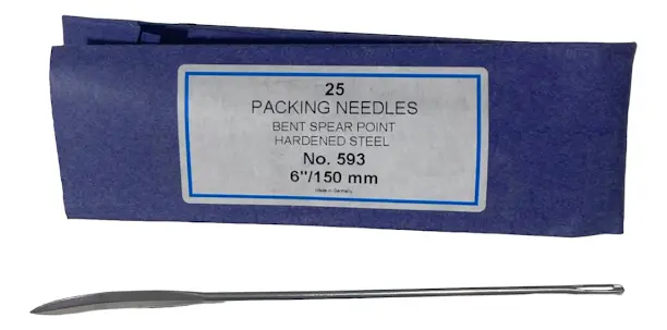 Agujas Bolseras Curvas 6" x  Unid 150 Mm  - Imagen 1