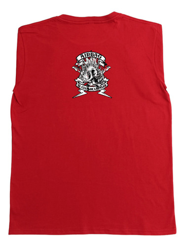 Remera Airbag Calavera Llamas Por Underfan