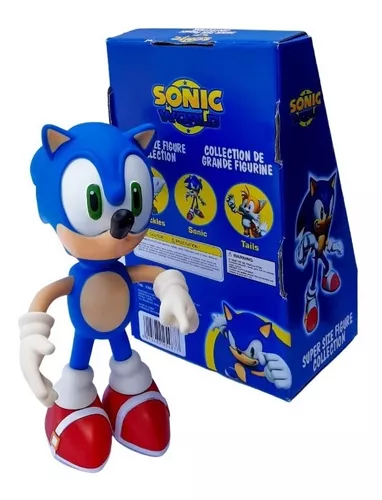 Boneco Sonic 16cm - PENA VERDE SHOP