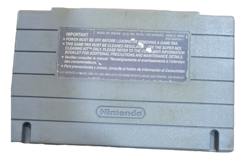 Juego Mortal Kombat Super Nintendo (Reacondicionado)