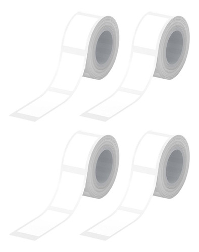 4 Etiquetas Térmicas Blancas Plegadas En De 12 Mm X