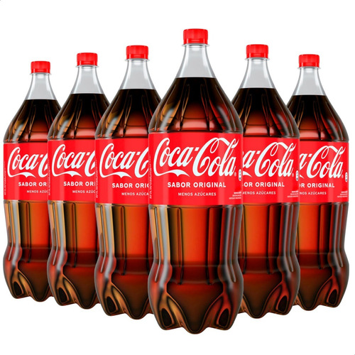 Coca Cola original 1,75 litros comun gaseosa grande pack X6