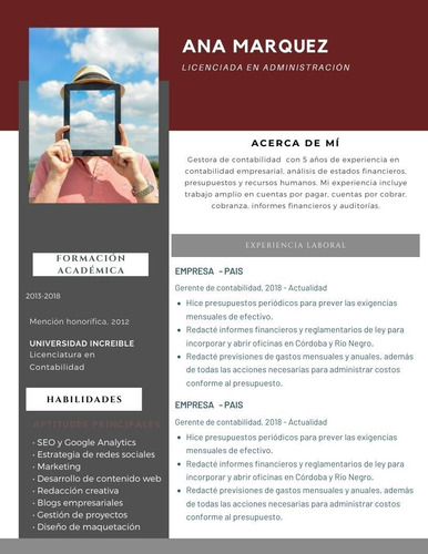 Imagen 2 de 3 de Elaboración De Currículos / Resumen Curricular