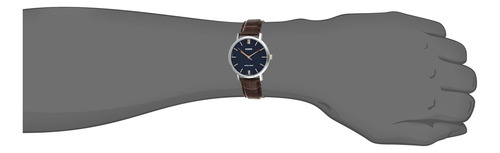Casio Mtp-vt01l-2b Reloj Analógico Minimalista Para Hombre C