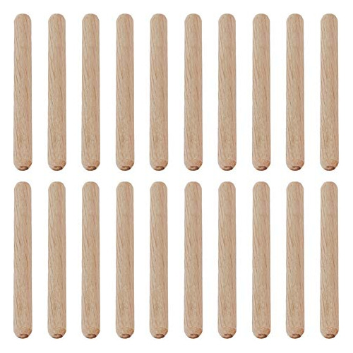 Escuadras Para Estantes - Mromax 8x80mm Wooden Dowel Pin Woo