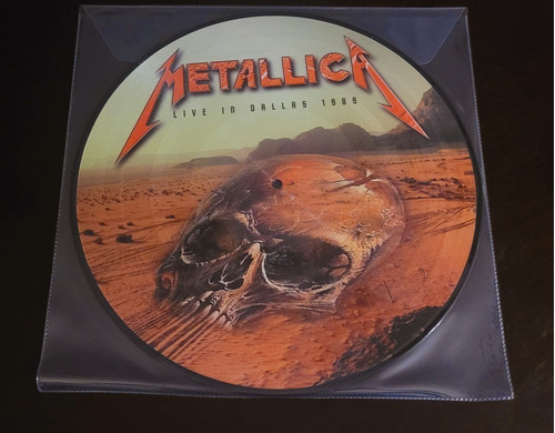 Metallica - Live In Dallas 1989 Picture Disc Nuevo Ozzyperu